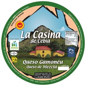 Etiqueta de la Casina de Cebia